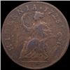 Image 2 : 1723 Ireland Halfpenny George I LIGHTLY CIRCULATED