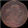 Image 1 : 1806 Copper Half Cent NICELY CIRCULATED