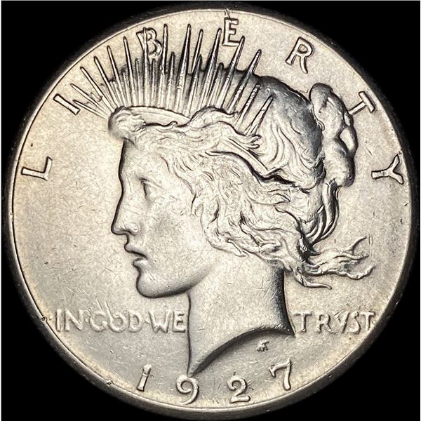 1927 Silver Peace Dollar CLOSELY UNCIRCULATED