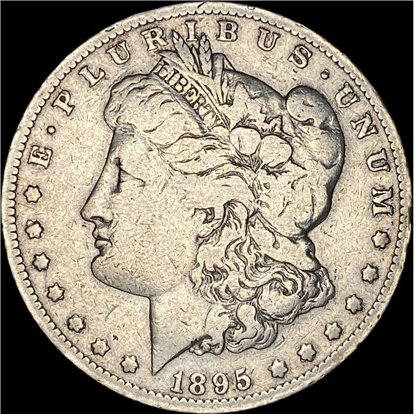 1895-S Silver Morgan Dollar LIGHTLY CIRCULATED