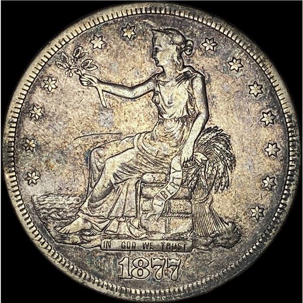 1877-S Silver Trade Dollar ABOUT UNCIRCULATED
