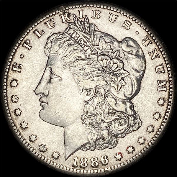 1886-S Silver Morgan Dollar CLOSELY UNCIRCULATED
