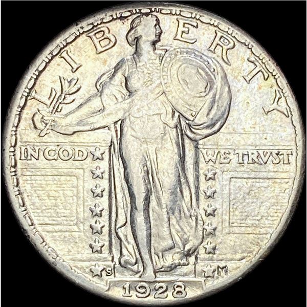 1928-S Silver Standing Liberty Quarter CLOSELY UNCIRCULATED