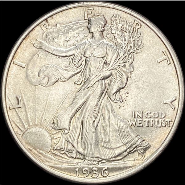 1936 Silver Half Dollar (Walking Liberty) CHOICE AU