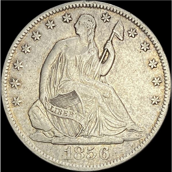 1856-O Silver Half Dollar NEARLY UNCIRCULATED