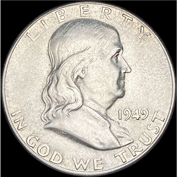 1949-S Silver Half Dollar Franklin CHOICE BU
