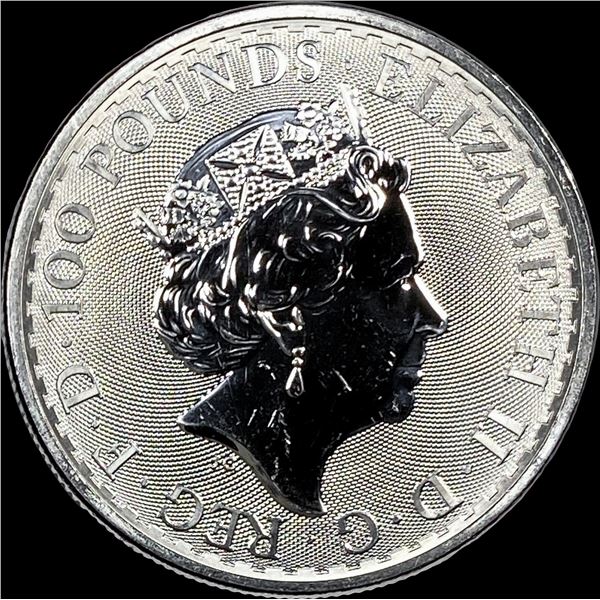 2022 Platinum 1 oz Britannia Ã‚Â£100 SUPERB GEM BU