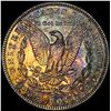 Image 2 : 1886 TONED Morgan Silver Dollar SUPERB GEM BU