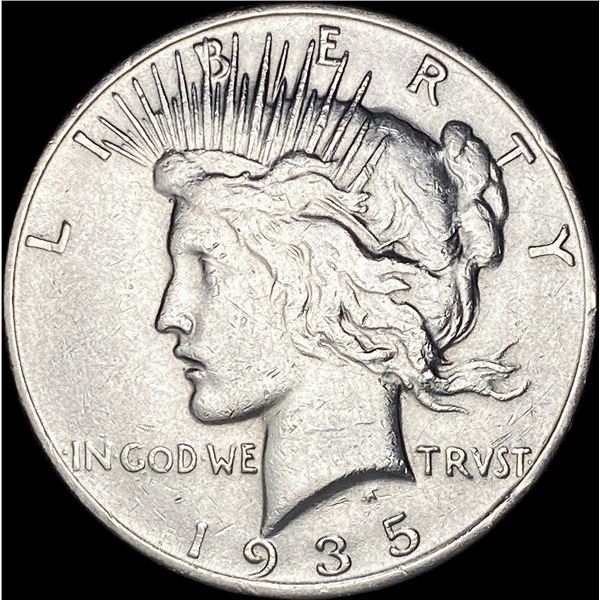 1935-S Silver Peace Dollar NEARLY UNCIRCULATED