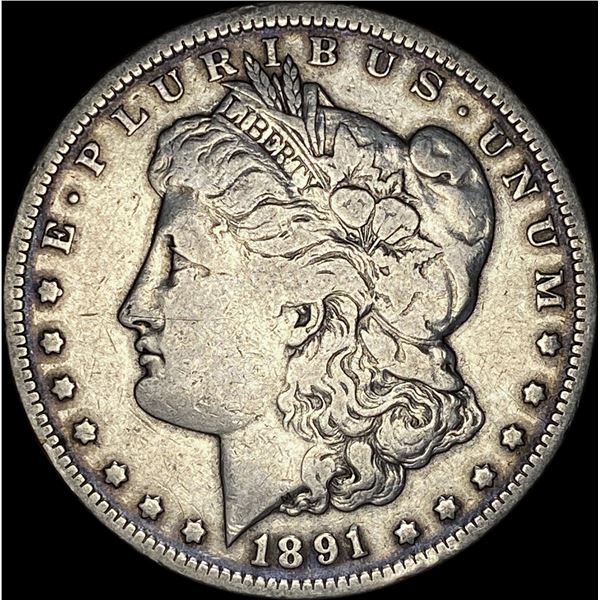 1891-O Silver Morgan Dollar LIGHTLY CIRCULATED