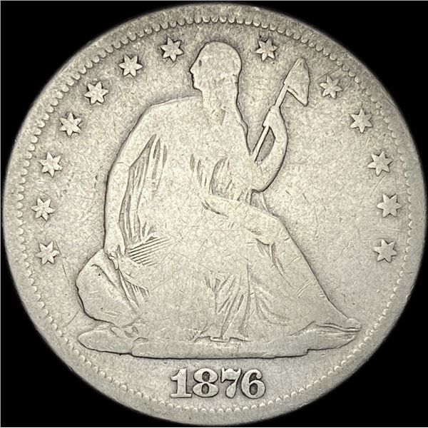 1876-S Silver Half Dollar NICELY CIRCULATED