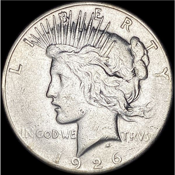 1926-S Silver Peace Dollar CHOICE AU
