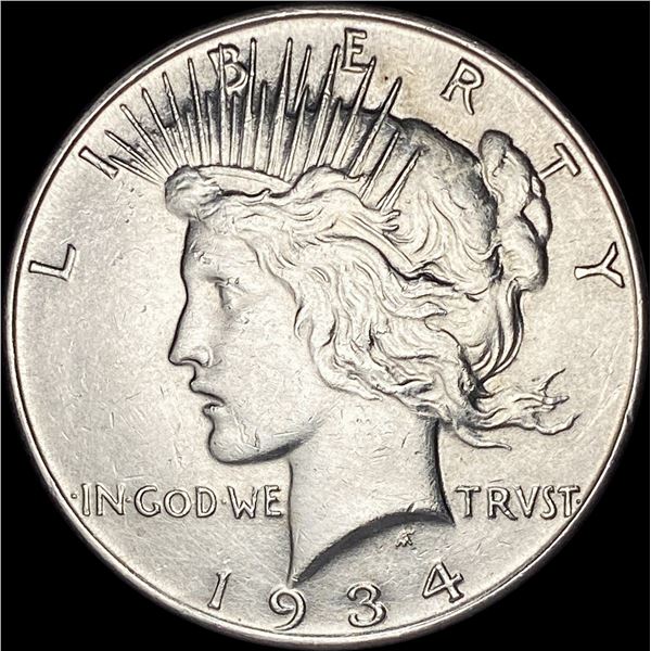 1934 Peace Silver Dollar CLOSELY UNCIRCULATED