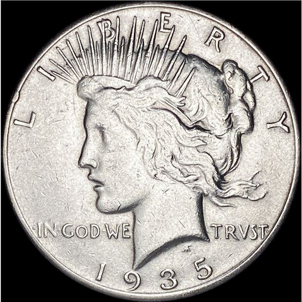 1935-S Silver Peace Dollar NEARLY UNCIRCULATED