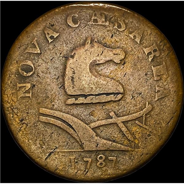 1787 New Jersey Copper Coin LIGHTLY CIRCULATED