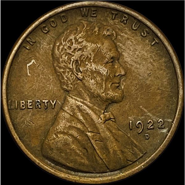 1922-D Lincoln Wheat Cent CLOSELY UNCIRCULATED