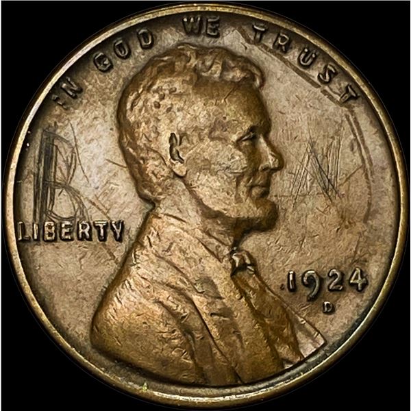 1924-D Lincoln Wheat Cent CLOSELY UNCIRCULATED