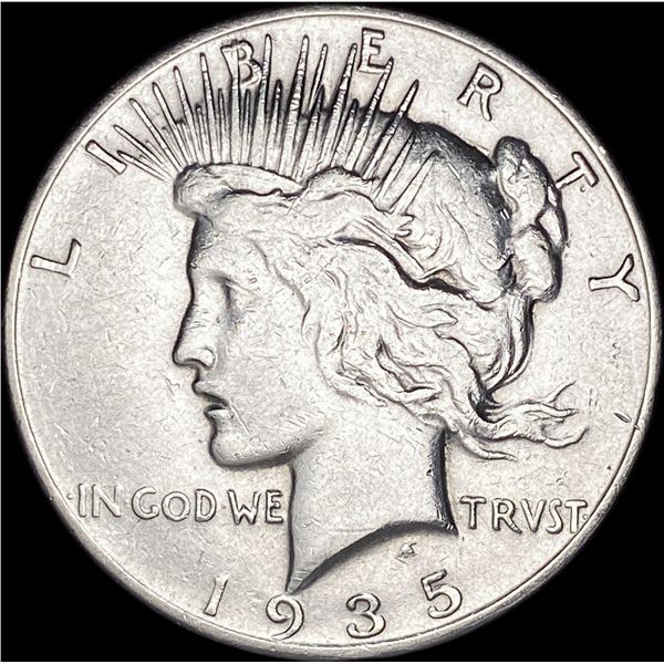 1935-S Silver Peace Dollar NEARLY UNCIRCULATED