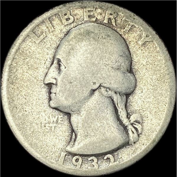 1932-S Silver Washington Quarter NICELY CIRCULATED