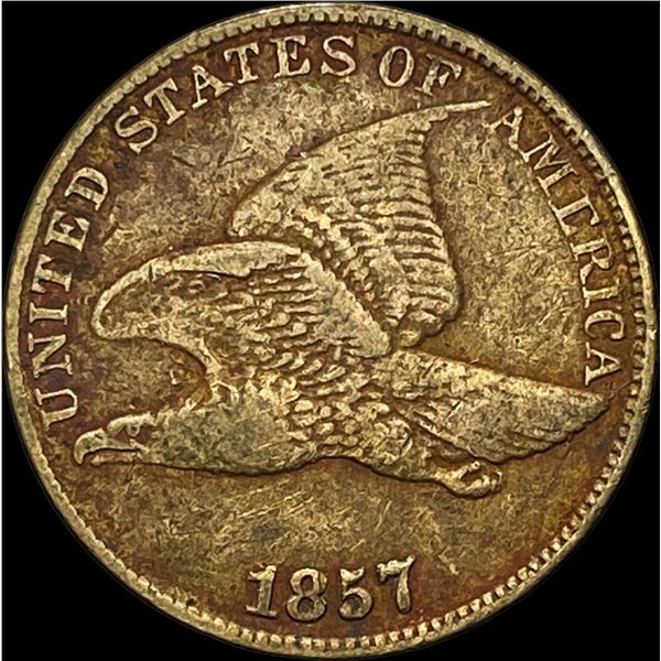 1857 Flying Eagle Cent LIGHTLY CIRCULATED