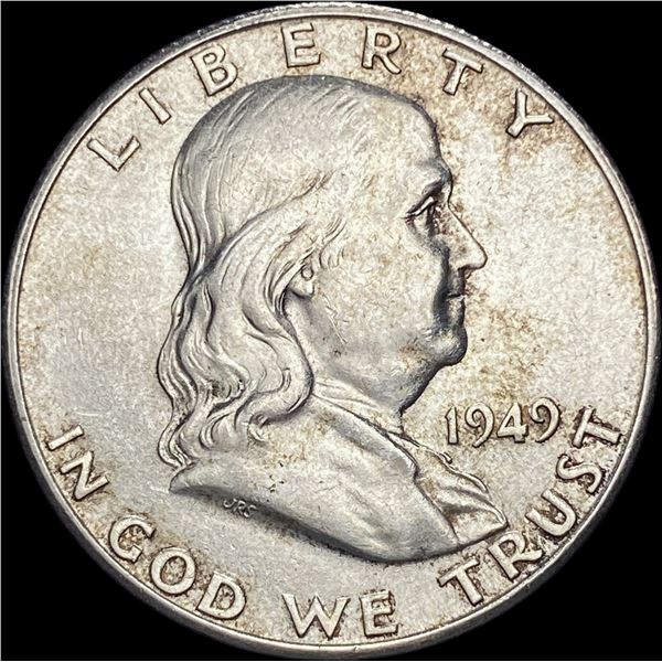 1949-S Silver Half Dollar Franklin CHOICE BU