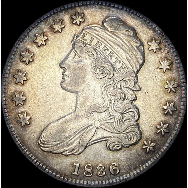1836 Capped Bust Half Dollar CLOSELY UNCIRCULATED