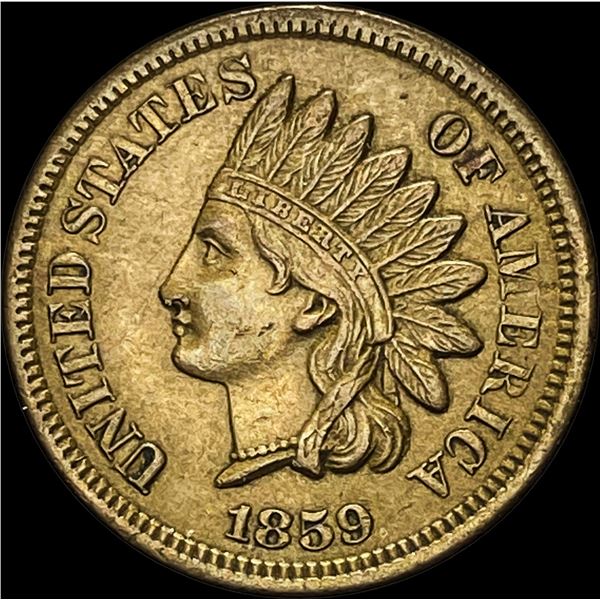 1859 Copper-Nickel Indian Head Cent CLOSELY UNCIRCULATED