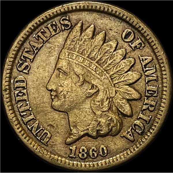 1860 Copper-Nickel Indian Head Cent LIGHTLY CIRCULATED