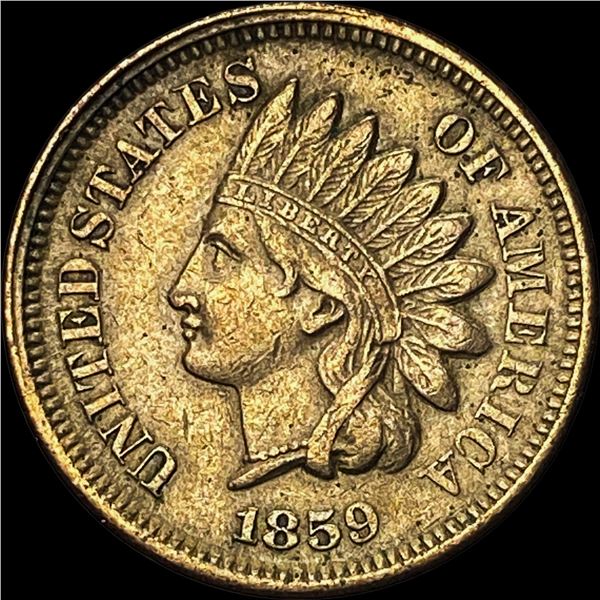 1859 Copper-Nickel Indian Head Cent CLOSELY UNCIRCULATED