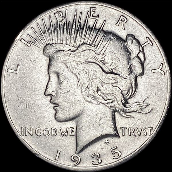1935-S Silver Peace Dollar NEARLY UNCIRCULATED