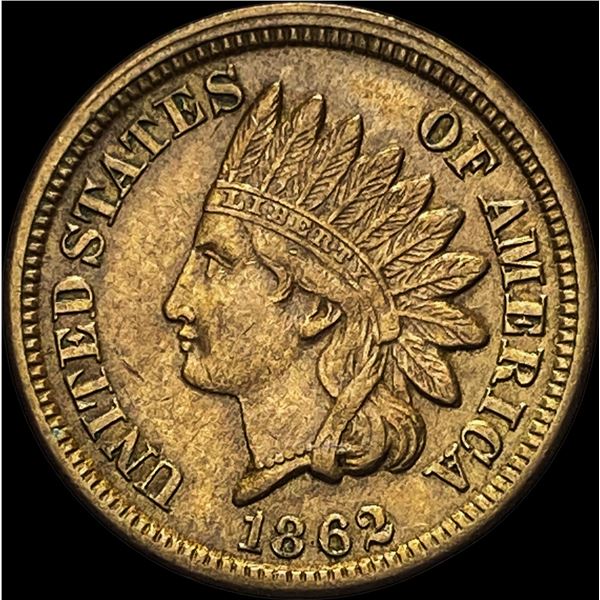 1862 Copper-Nickel Indian Head Cent CLOSELY UNCIRCULATED