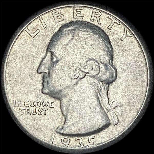 1935-S Silver Washington Quarter UNCIRCULATED