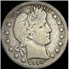 Image 1 : 1914 Barber Silver Quarter NICELY CIRCULATED