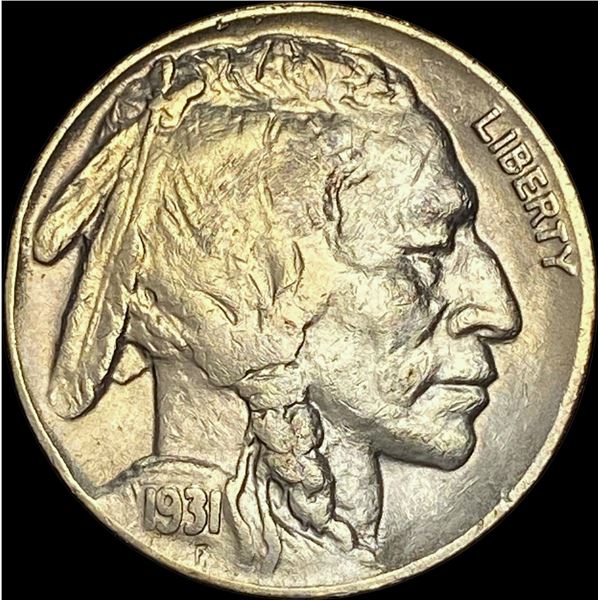 1931-S Nickel Five Cents Buffalo CLOSELY UNCIRCULATED