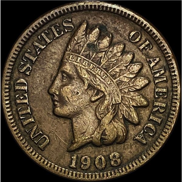 1908-S Indian Head Cent NEARLY UNCIRCULATED