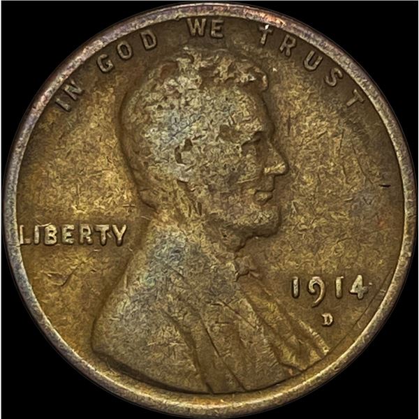 1914-D Lincoln Wheat Cent NICELY CIRCULATED