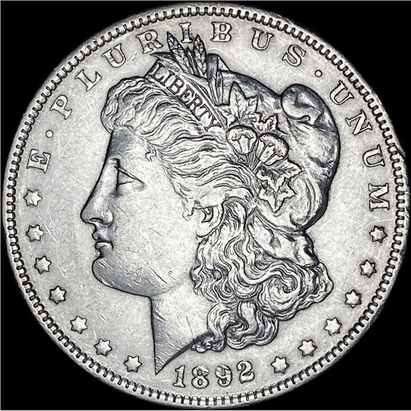 1892 Silver Morgan Dollar CLOSELY UNCIRCULATED