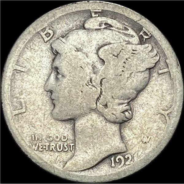1923-S Silver Mercury Dime NICELY CIRCULATED