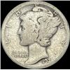 Image 1 : 1923-S Silver Mercury Dime NICELY CIRCULATED