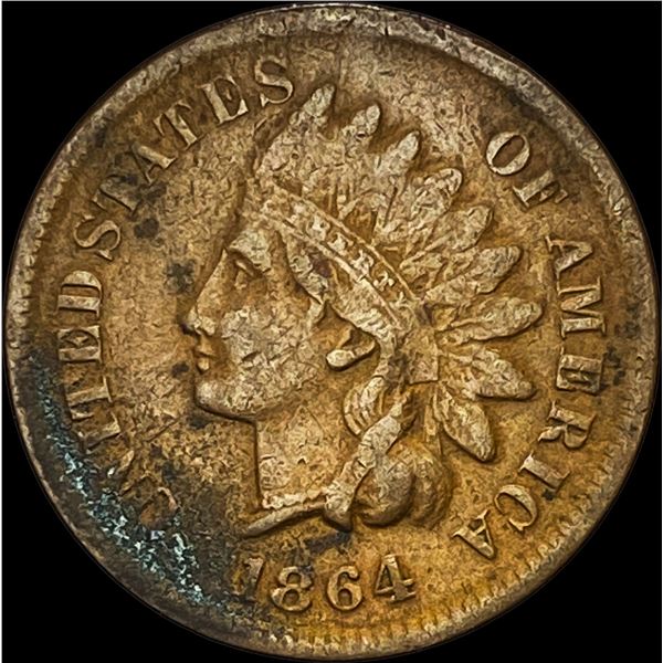 1864 Bronze Indian Head Cent LIGHTLY CIRCULATED