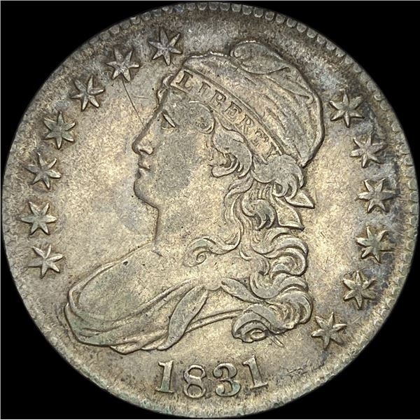 1831 Capped Bust Half Dollar NEARLY UNCIRCULATED