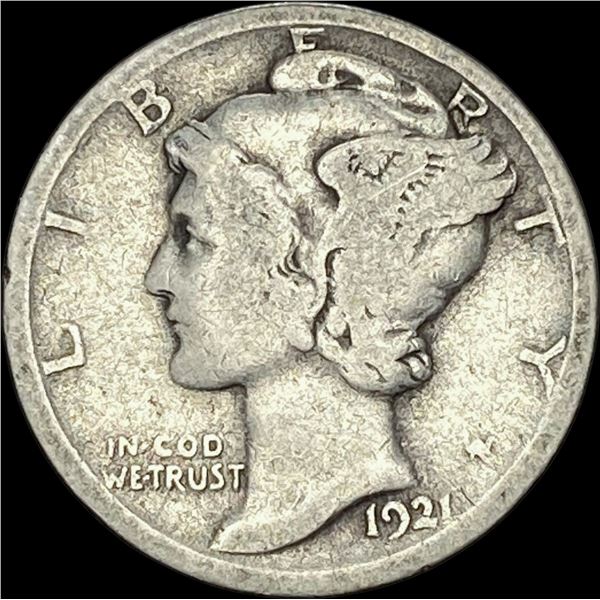 1921 Mercury Dime NICELY CIRCULATED