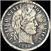 Image 1 : 1896-S Silver Barber Dime NICELY CIRCULATED