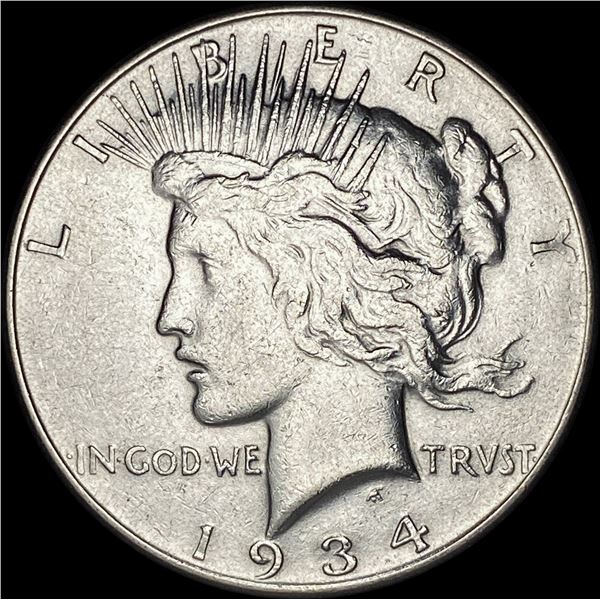1934 Peace Silver Dollar CLOSELY UNCIRCULATED