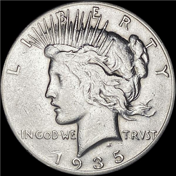 1935-S Silver Peace Dollar NEARLY UNCIRCULATED