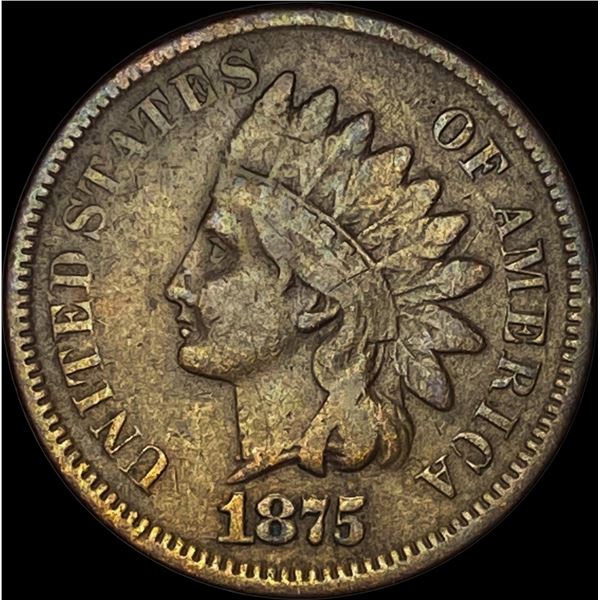 1875 Indian Head Cent LIGHTLY CIRCULATED