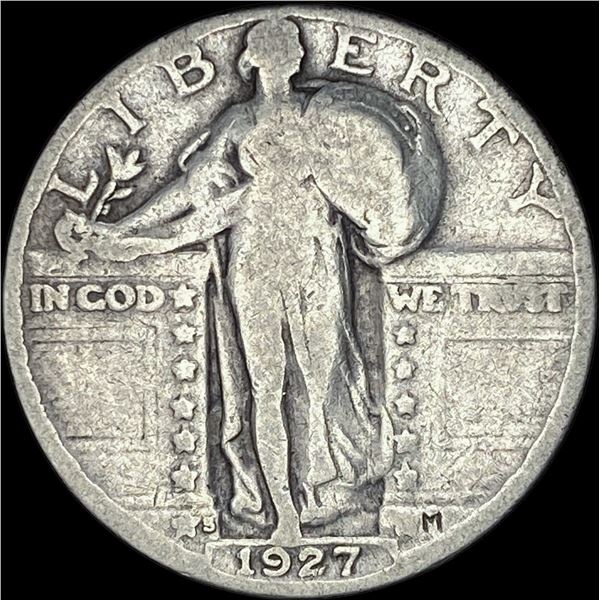 1927-S Silver Standing Liberty Quarter NICELY CIRCULATED