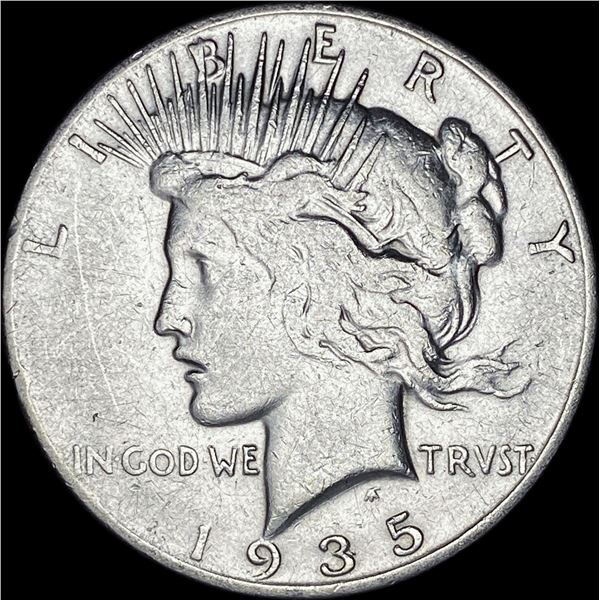 1935-S Silver Peace Dollar NEARLY UNCIRCULATED