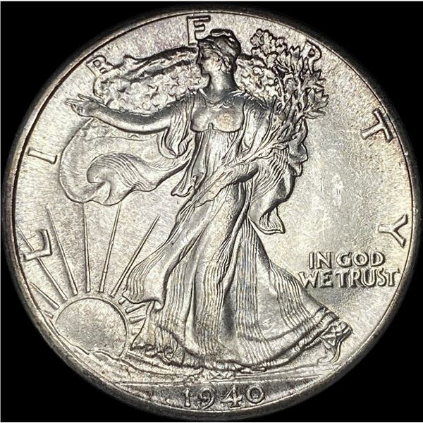 1940 Silver Half Dollar CHOICE BU