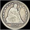Image 1 : 1876-CC Silver Quarter Dollar NICELY CIRCULATED